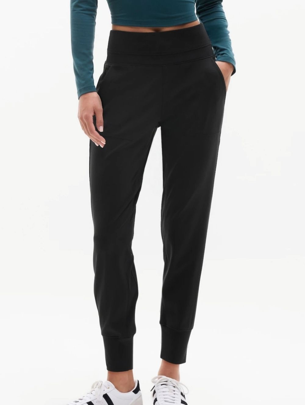 Athleta Black Venice High Rise Women's Jogger Size S Minimalist Sporty